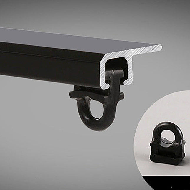 Takmonterad gardinskena i metall Epoxy