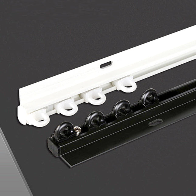 Takmonterad gardinskena i metall Epoxy