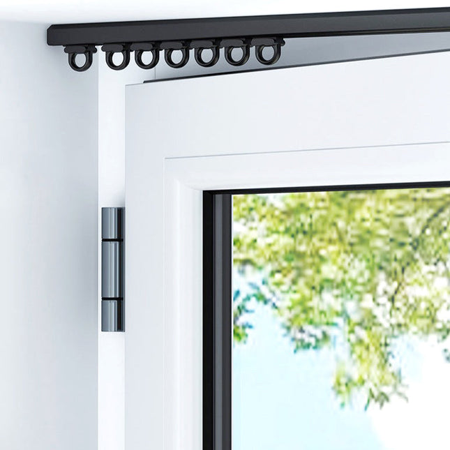 Takmonterad gardinskena i metall Epoxy