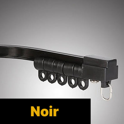 Flexibel gardinskena för hörn Snake