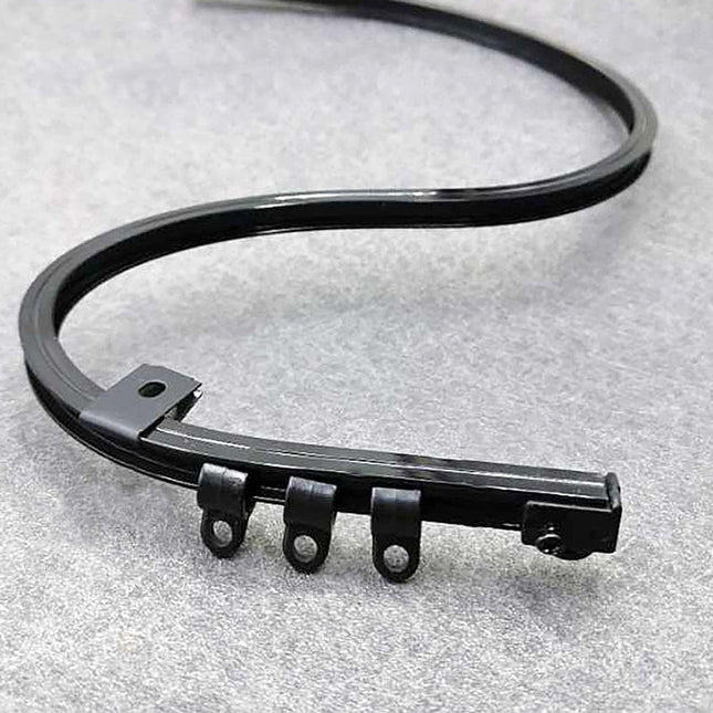 Vit böjbar gardinskena Gusano