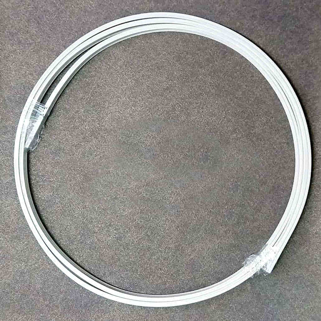 Vit böjbar gardinskena Gusano