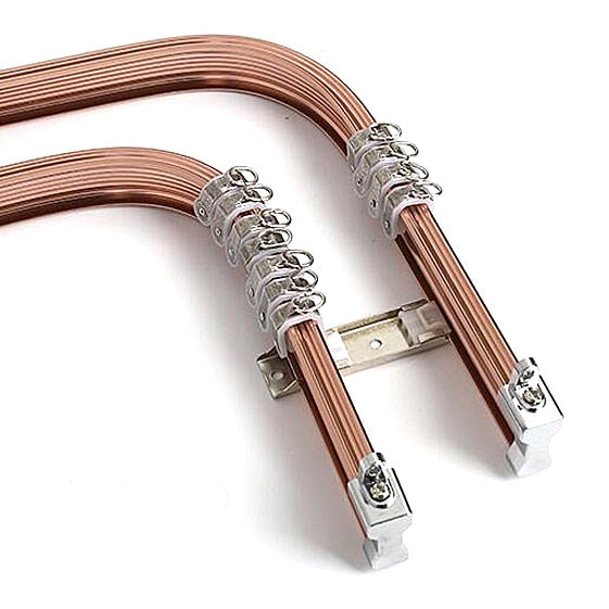 Böjbar gardinskena för tak Copperfield