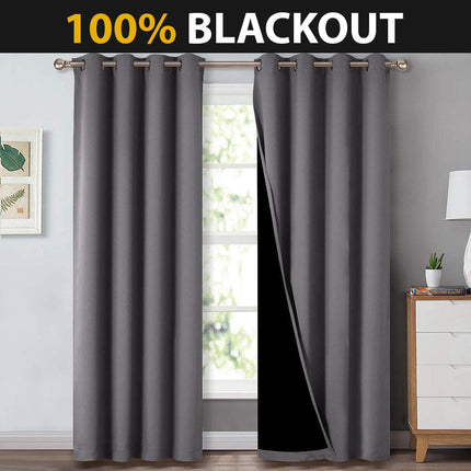 Grå ljuddämpande gardin Intimity