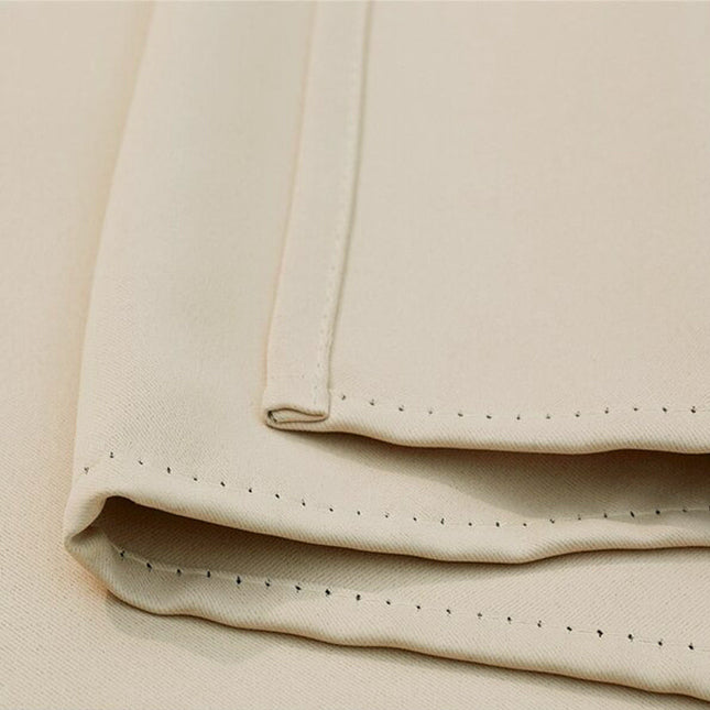 Beige vattentät gardin för balkong