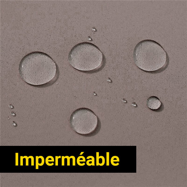 Vattentät altangardin i taupe färg