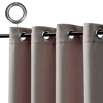 Vattentät altangardin i taupe färg