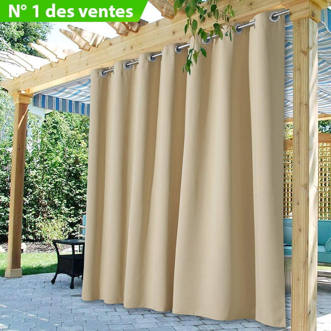 Gardin för paviljong med öljetter