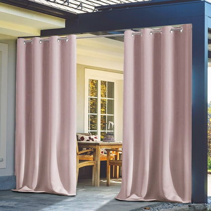 Utomhusgardin med öljetter för insynsskydd