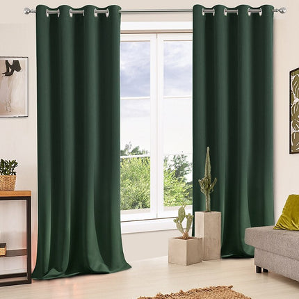 Vattentät utomhusgardin i mörkgrönt