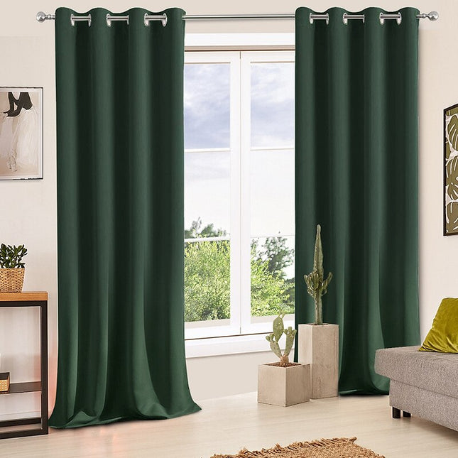 Vattentät utomhusgardin i mörkgrönt