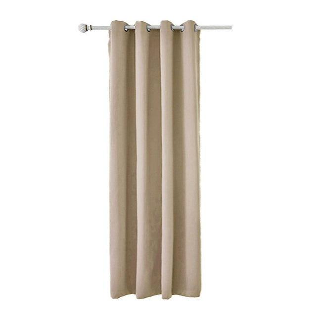 Beige utomhusgardin för insynsskydd