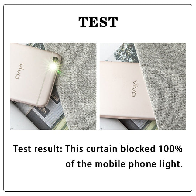 Ljusgrå mörkläggningsgardin med textur Leiria