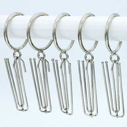 Gardinringar i metall med antik look