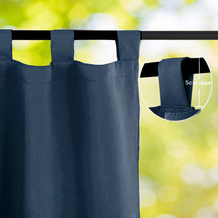 Mörkblå vattentät gardin för utomhusbruk