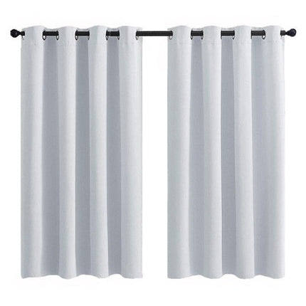 Ljusgrå utomhusgardin för balkong