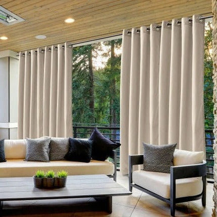 Vattentät utomhusgardin för balkong och altan