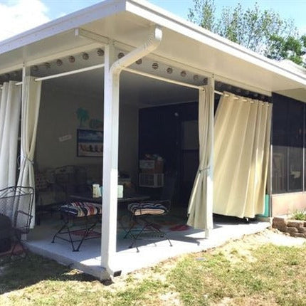 Vattentät utomhusgardin för balkong och altan