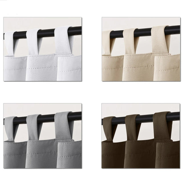 Lätt utomhusgardin med hällor