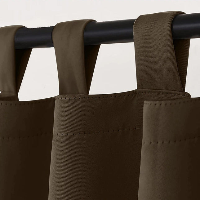 Lätt utomhusgardin med hällor