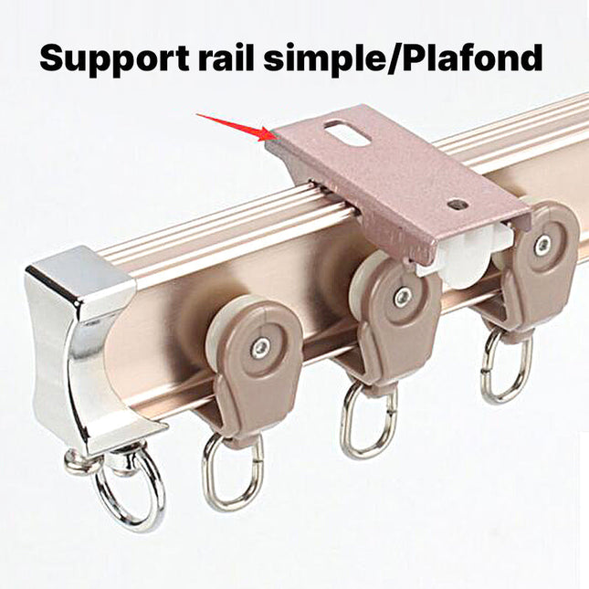 Svart gardinskena för takmontering Liberty