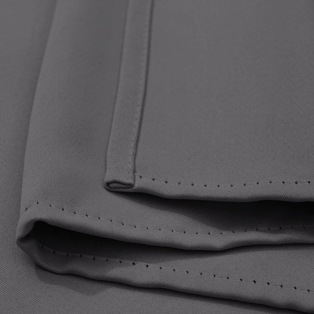 Grå utomhusgardin med öljetter Pruniva