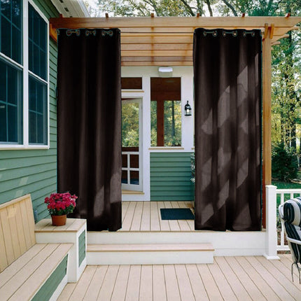 Slitstark mörkläggande utomhusgardin för altan