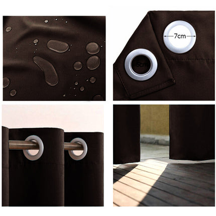 Slitstark mörkläggande utomhusgardin för altan