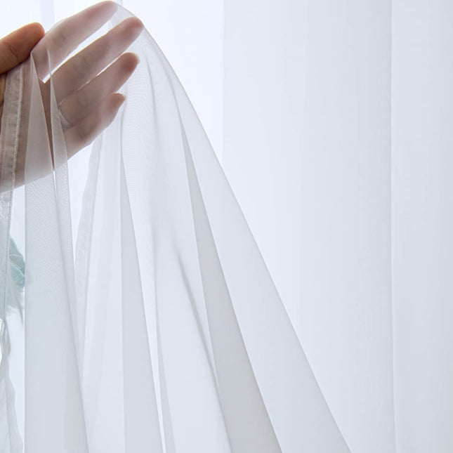 Tunn utomhusgardin med öljetter Ibra