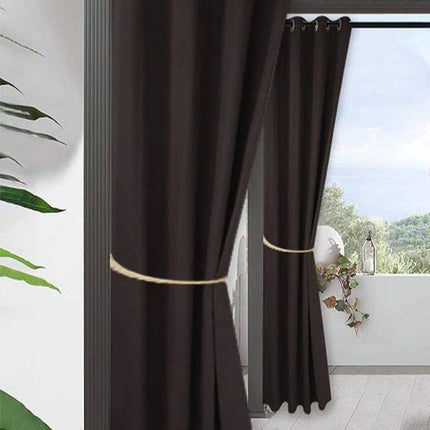 Slitstark mörk gardin för utomhusbruk