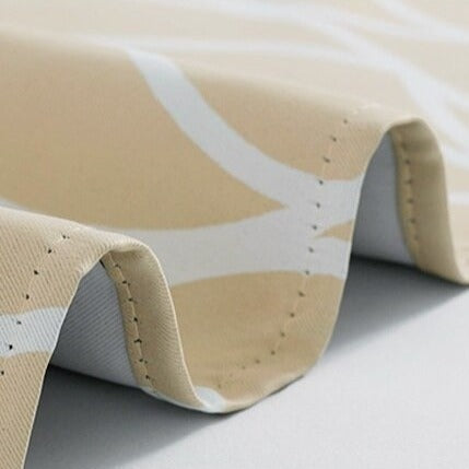 Mönstrad utomhusgardin med vågor