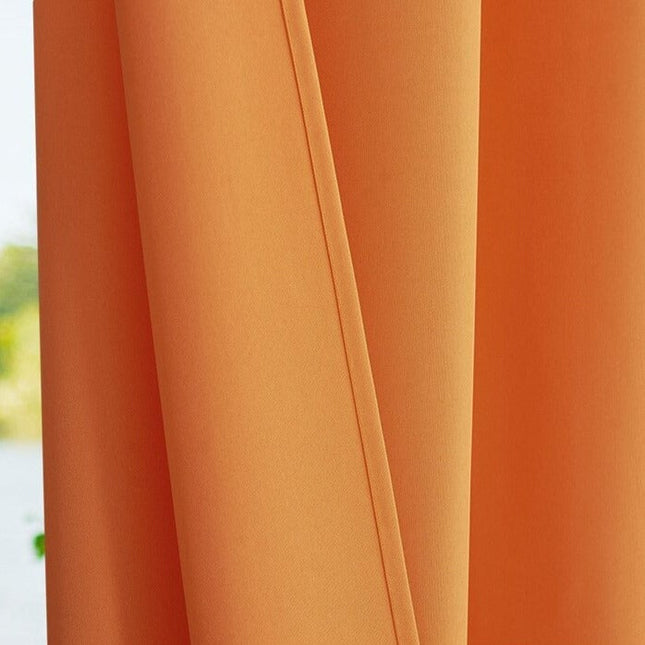 Orange utomhusgardin för paviljong