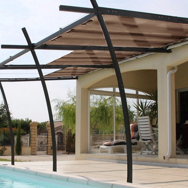Utomhusgardin med öljetter för pergola Tamaris