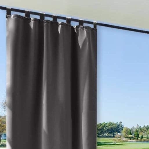 Mörkläggande utomhusgardin med hankor Zaliko