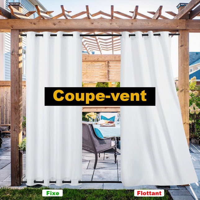 Orange utomhusgardin för paviljong