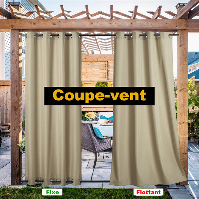 Orange utomhusgardin för paviljong