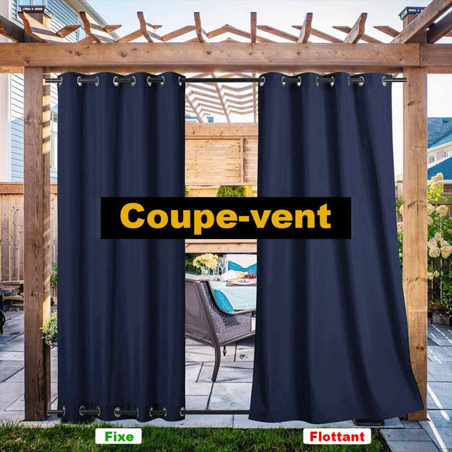 Orange utomhusgardin för paviljong