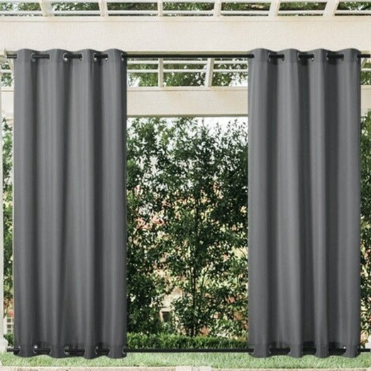 Orange utomhusgardin för paviljong