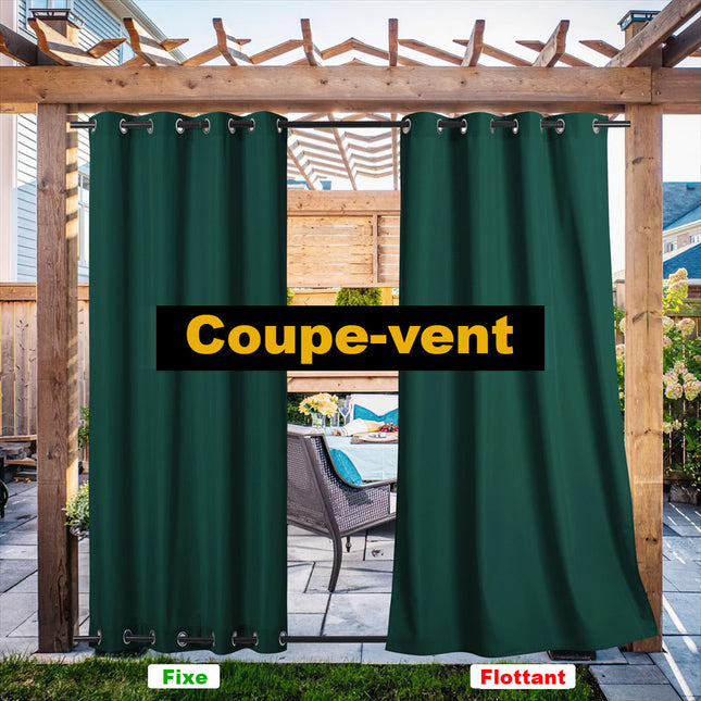 Orange utomhusgardin för paviljong