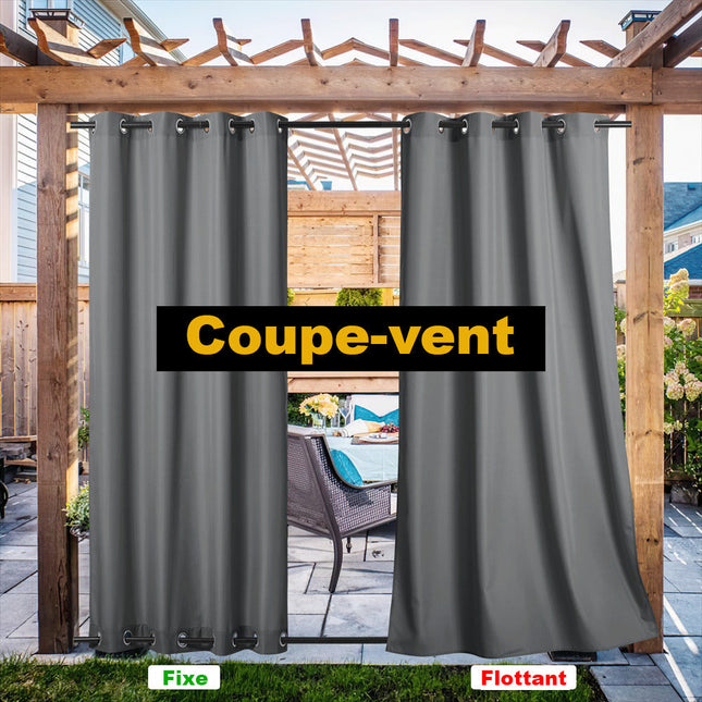 Orange utomhusgardin för paviljong