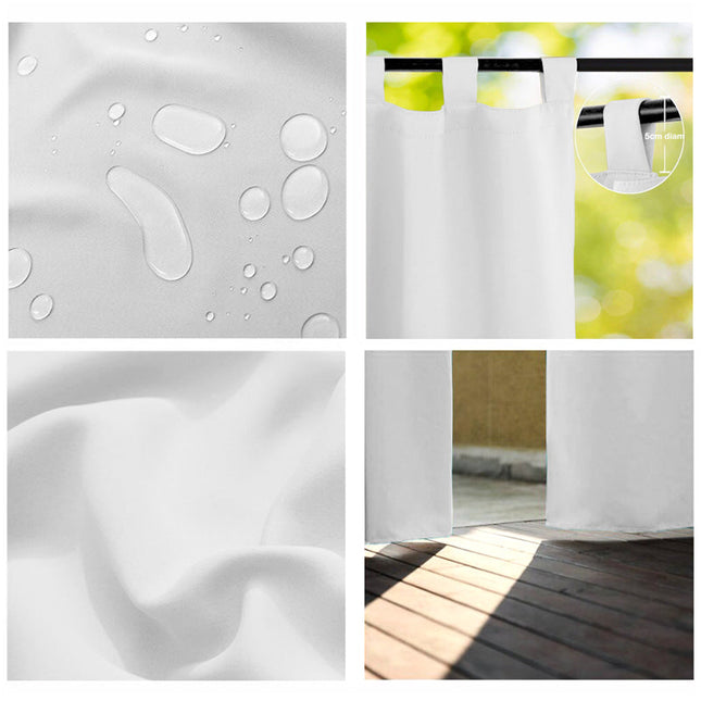 Utomhusgardin för insynsskydd på altanen