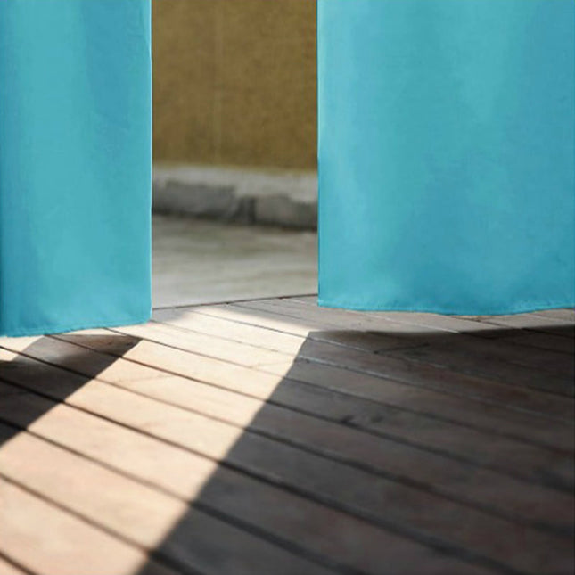 Vattentät utomhusgardin med breda hällor