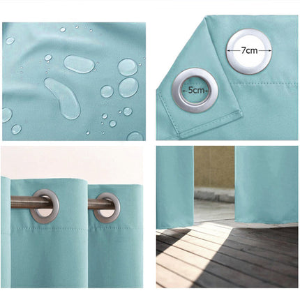 Vattentät utomhusgardin för pergola och lusthus