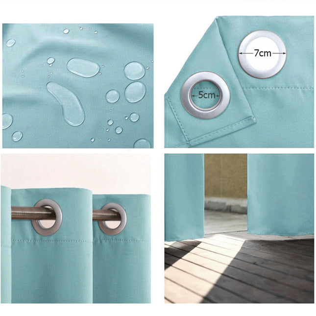 Vattentät utomhusgardin för pergola och lusthus