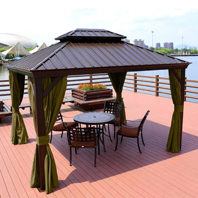 Mörkläggande utomhusgardin för pergola