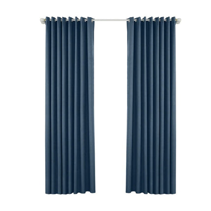 Mörkblå utegardin för pergola