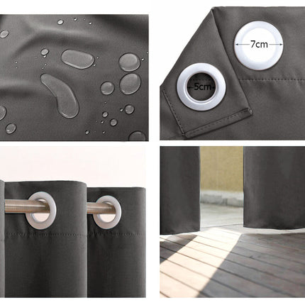 Slitstark vattentät gardin för pergola