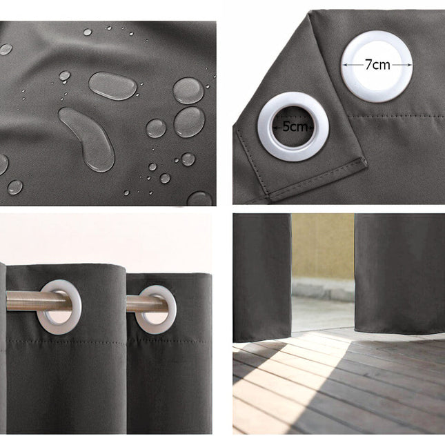 Slitstark vattentät gardin för pergola