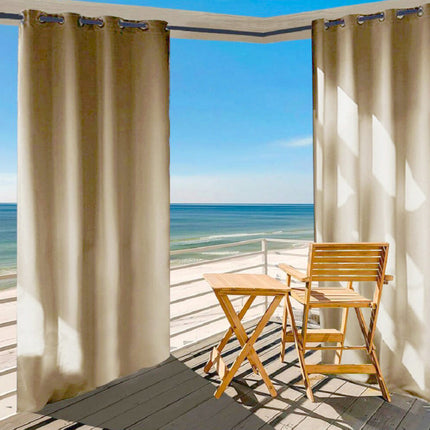 Vattentät utomhusgardin för altan och balkong