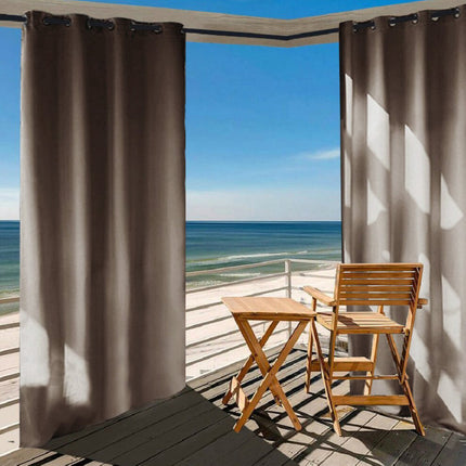 Kraftig utomhusgardin för pergola